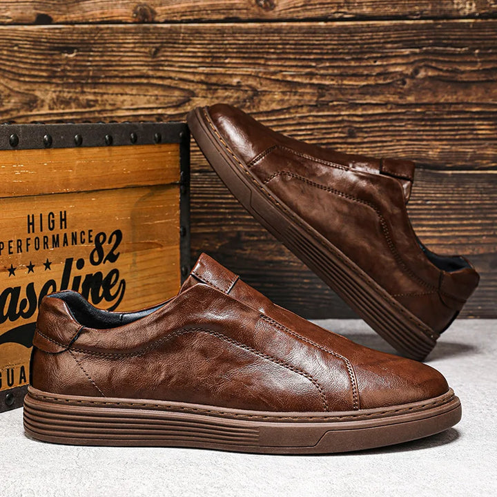 Blake | Men’s Italian Leather Slip On Loafers