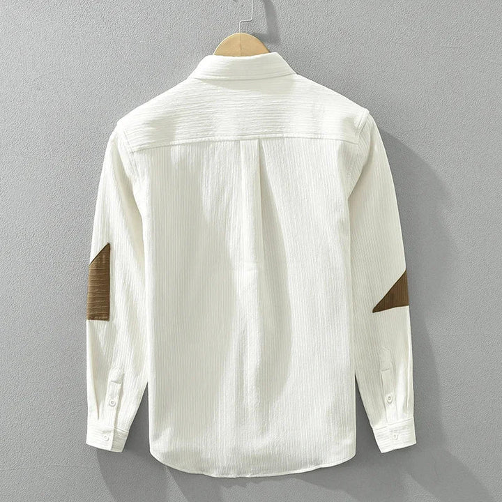 Juliano | Men’s Cotton Geometric Pattern Shirt