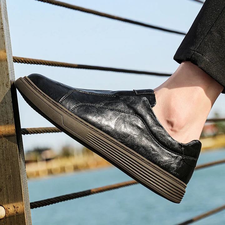 Blake | Men’s Italian Leather Slip On Loafers