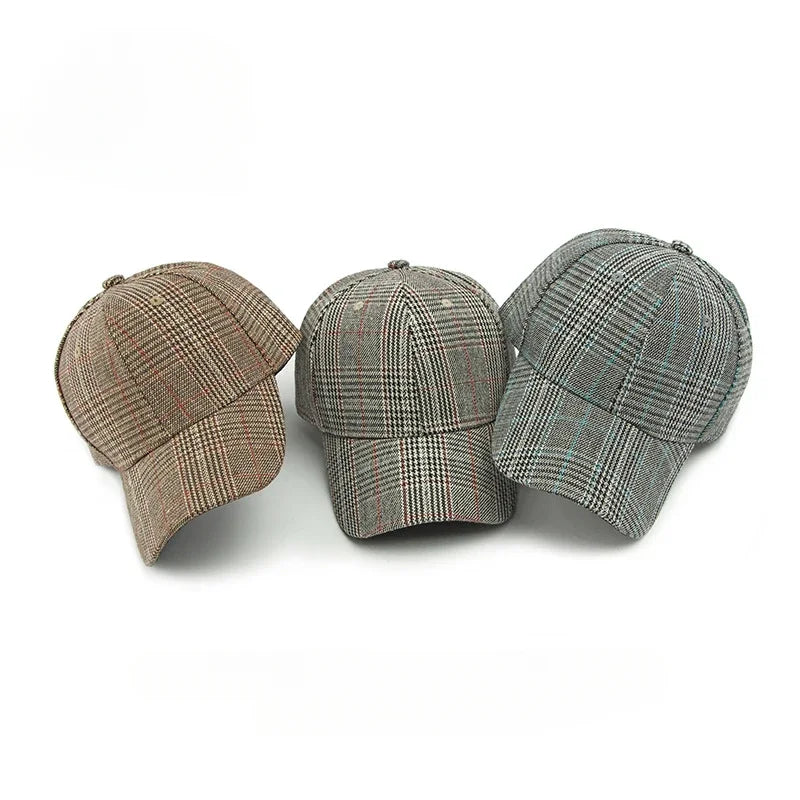 Frank | Plaid Baseball Cap