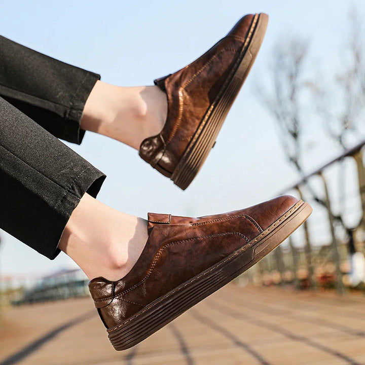 Blake | Men’s Italian Leather Slip On Loafers