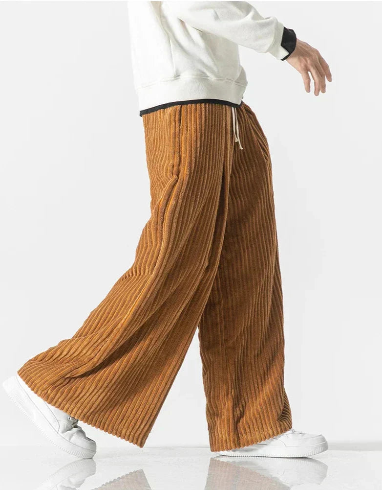 Dorian | Men’s Wide Leg Corduroy Pants