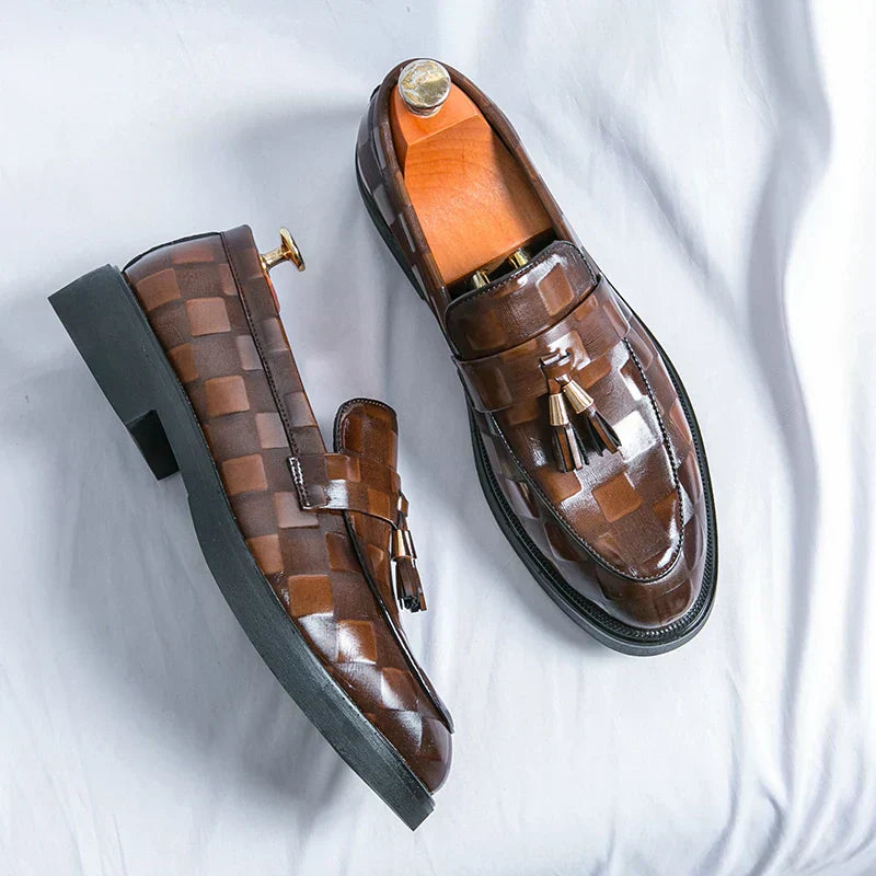 Valerno | Men’s Genuine Leather Tassel Loafers