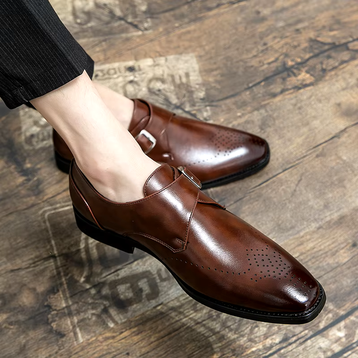 Eddy | Men’s Classic Monk Strap Dress Shoes
