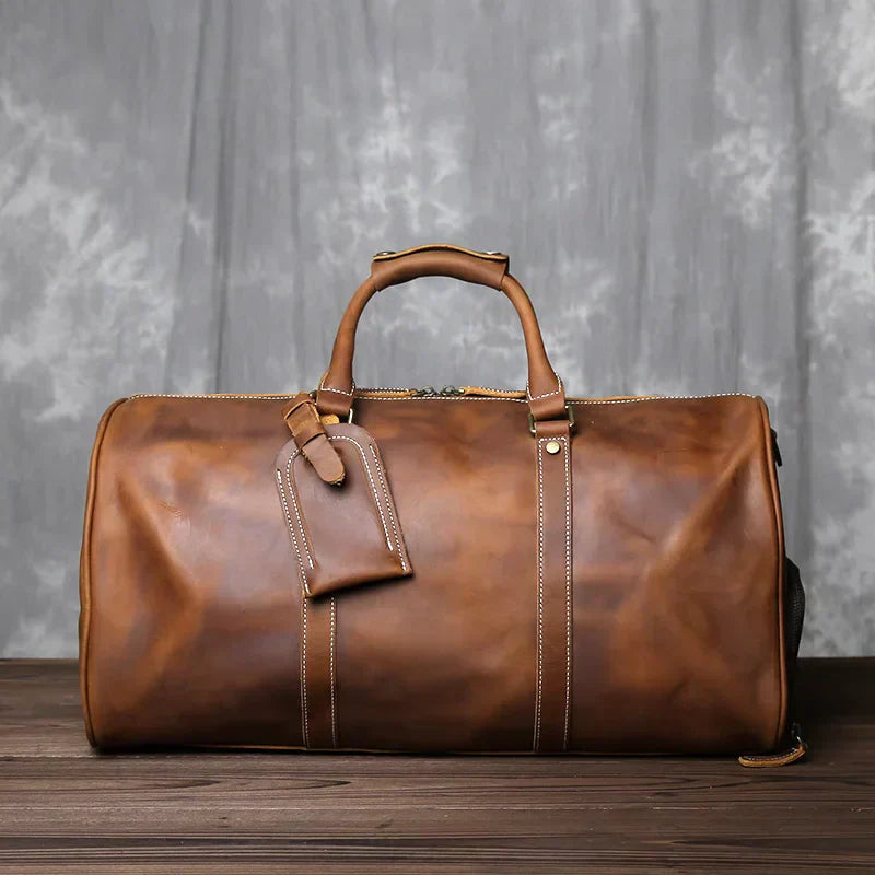 Denali | Men’s Premium Cowhide Leather Travel Duffel