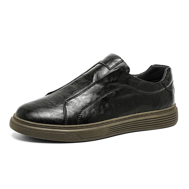 Blake | Men’s Italian Leather Slip On Loafers