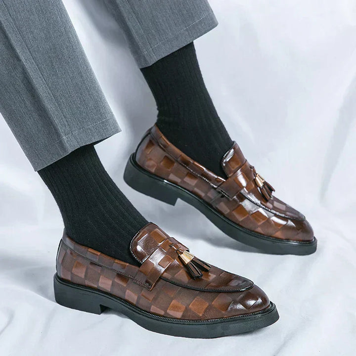 Valerno | Men’s Genuine Leather Tassel Loafers