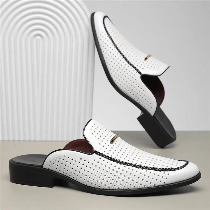 Conner | Men’s Leather Mule Loafers