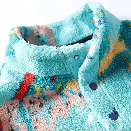 Greyson | Men’s Landscape Print Fleece Pullover