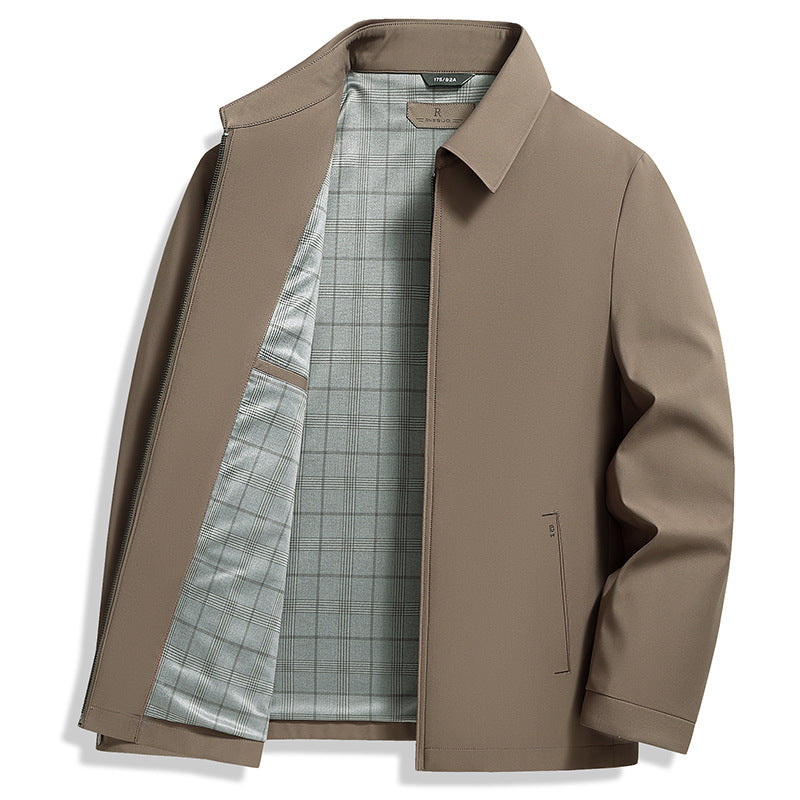 Silvanio | Men’s Wrinkle Free Silk Lapel Jacket