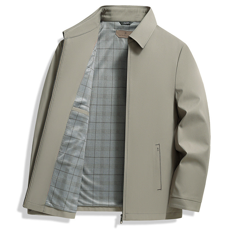 Silvanio | Men’s Wrinkle Free Silk Lapel Jacket