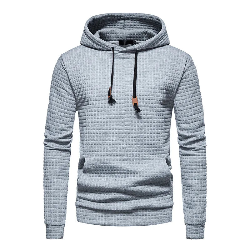 Carlos | Men’s Waffle Knit Hooded Sweatshirt