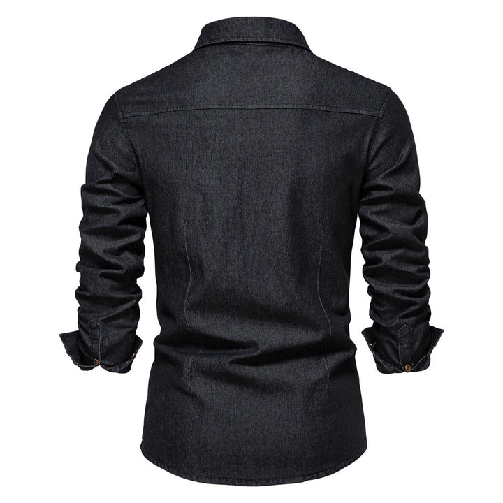 Vossermode | Men’s Stretch Cotton Denim Shirt