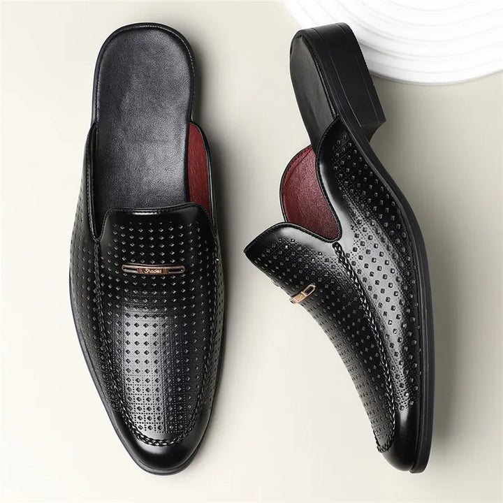 Conner | Men’s Leather Mule Loafers