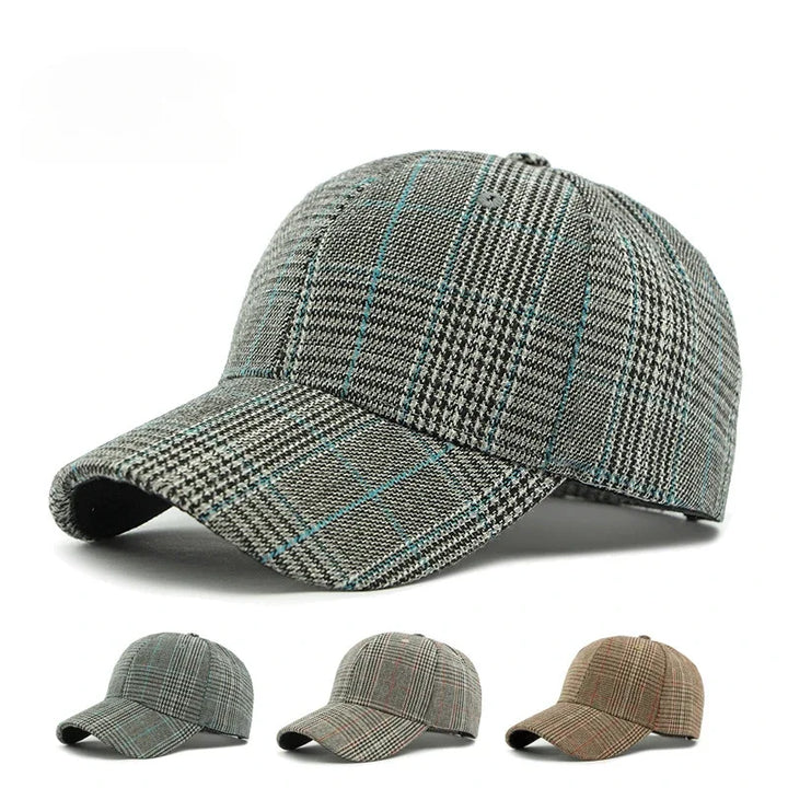 Frank | Plaid Baseball Cap