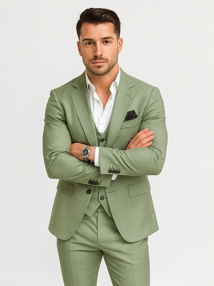 Sage | Men’s Light Green Suit