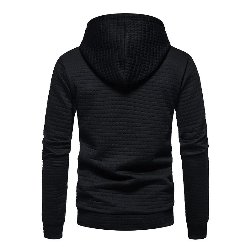 Carlos | Men’s Waffle Knit Hooded Sweatshirt