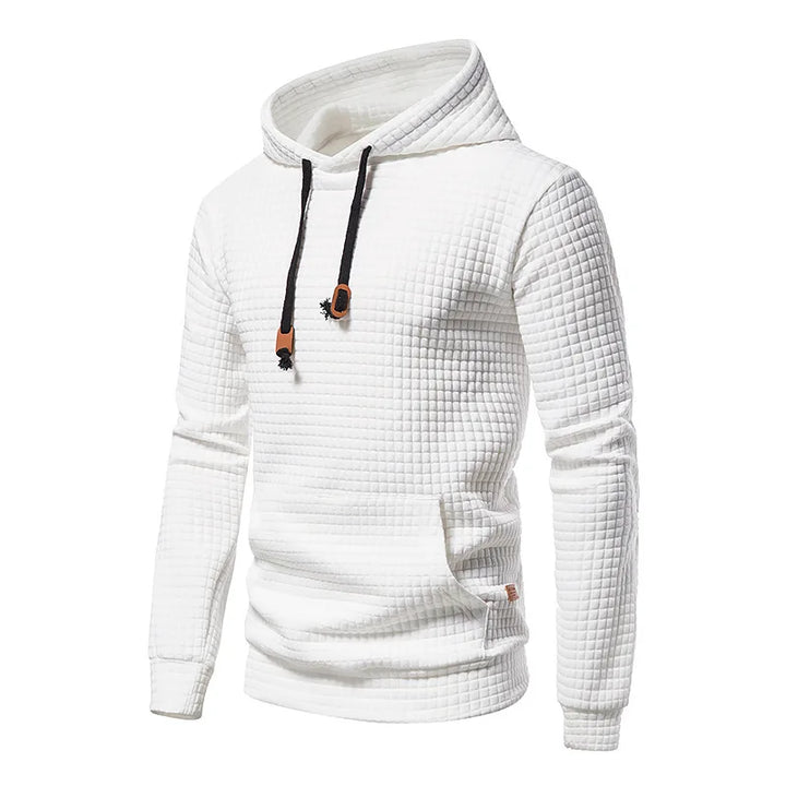 Carlos | Men’s Waffle Knit Hooded Sweatshirt