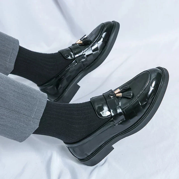 Valerno | Men’s Genuine Leather Tassel Loafers