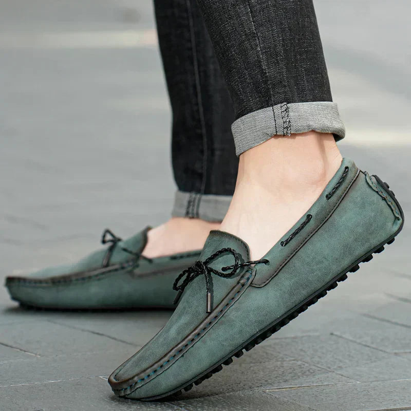 Marcelli | Men’s Genuine Leather Comfort Loafers