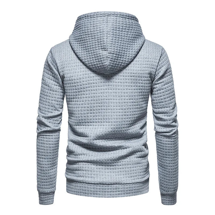Carlos | Men’s Waffle Knit Hooded Sweatshirt