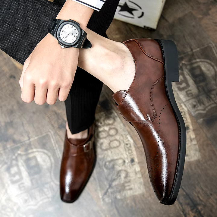 Eddy | Men’s Classic Monk Strap Dress Shoes