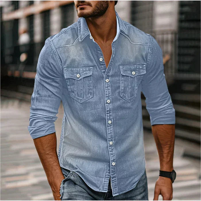 Westmere | Men’s Denim Western Shirt