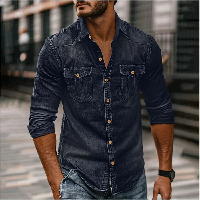 Westmere | Men’s Denim Western Shirt