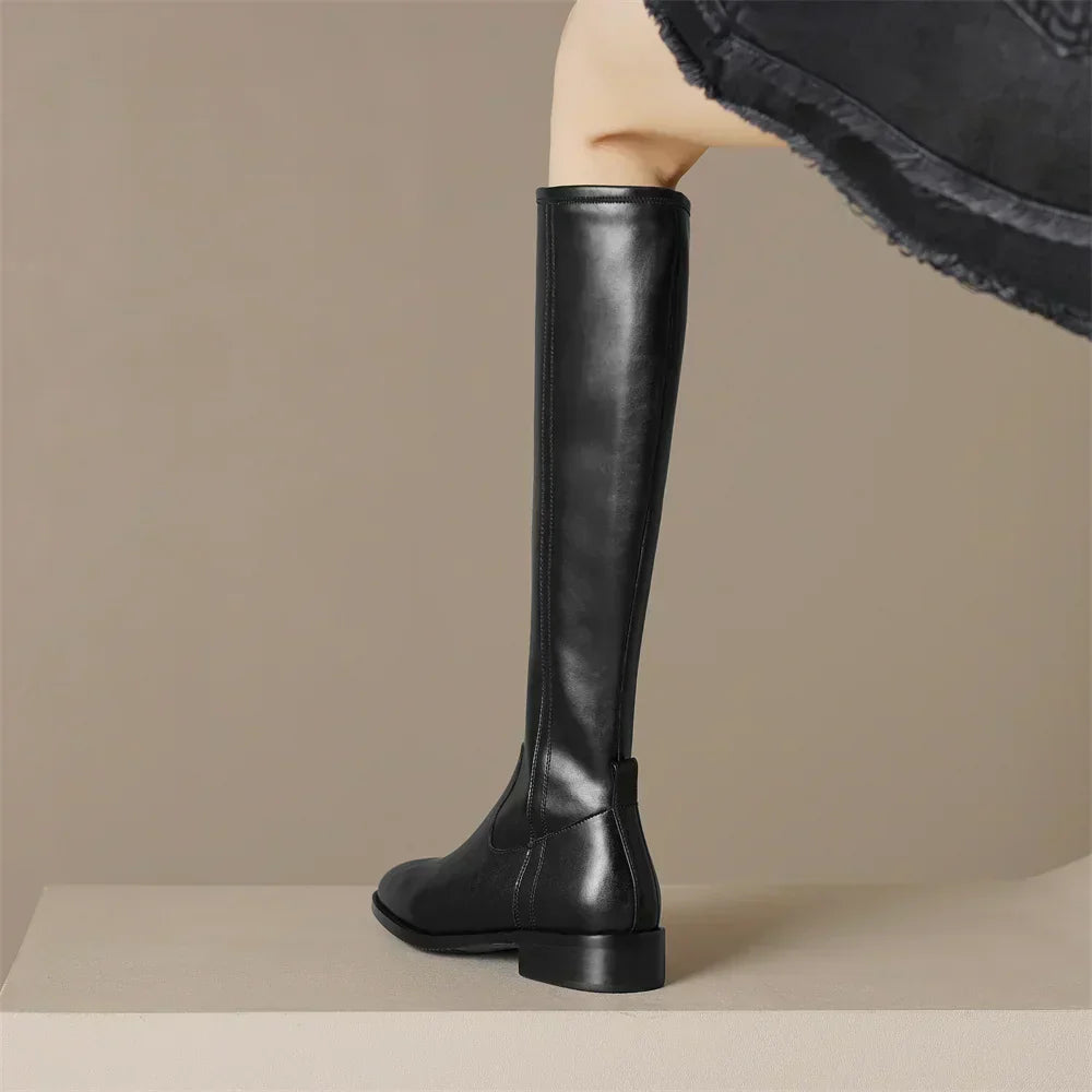 Stefani | Women’s Knee High Leather Boots