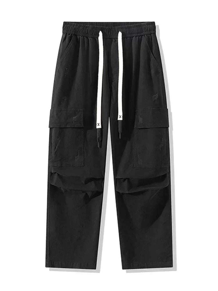 Joey | Men’s Wide-Leg Cotton Cargo Pants