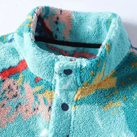 Greyson | Men’s Landscape Print Fleece Pullover