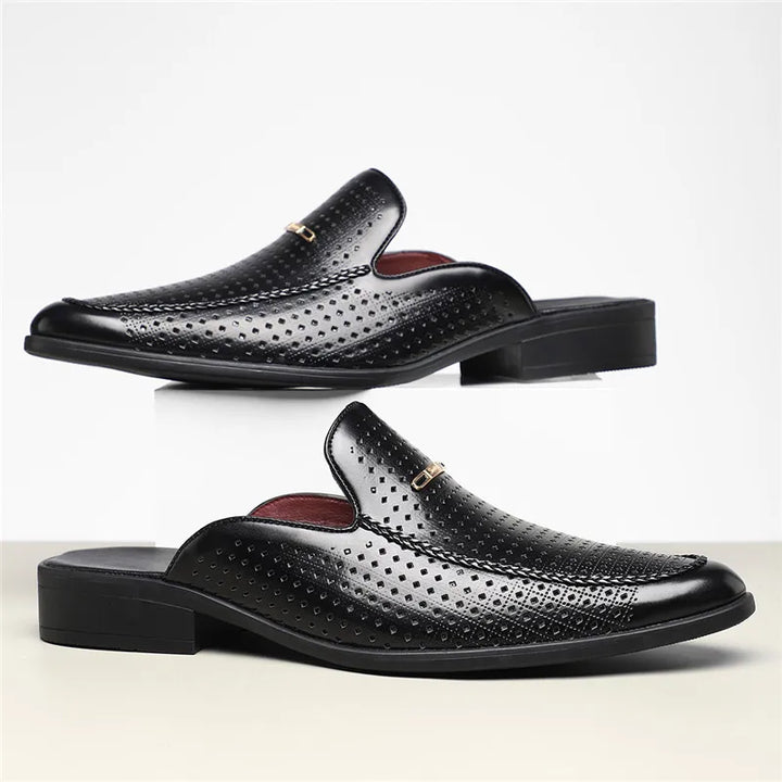 Conner | Men’s Leather Mule Loafers
