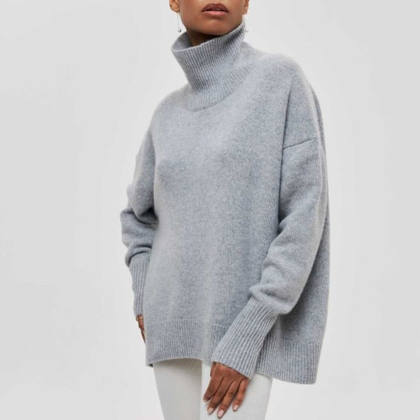 Tressia | Women’s Oversized Turtleneck Sweater
