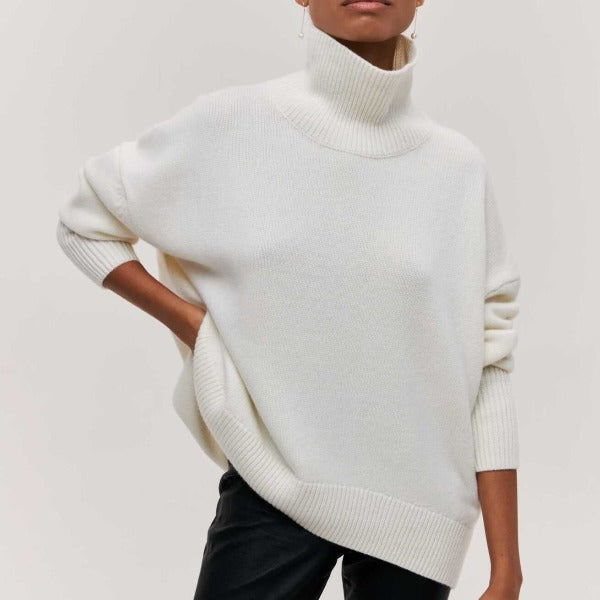 Tressia | Women’s Oversized Turtleneck Sweater