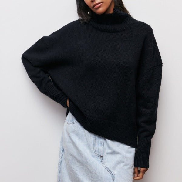Tressia | Women’s Oversized Turtleneck Sweater