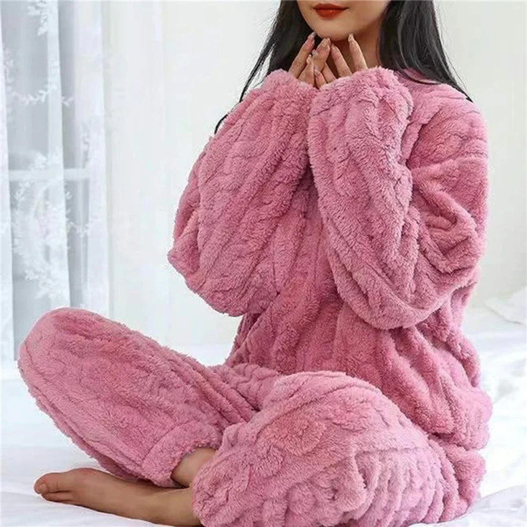 Serenila | Women’s Cable Knit Pajama Set