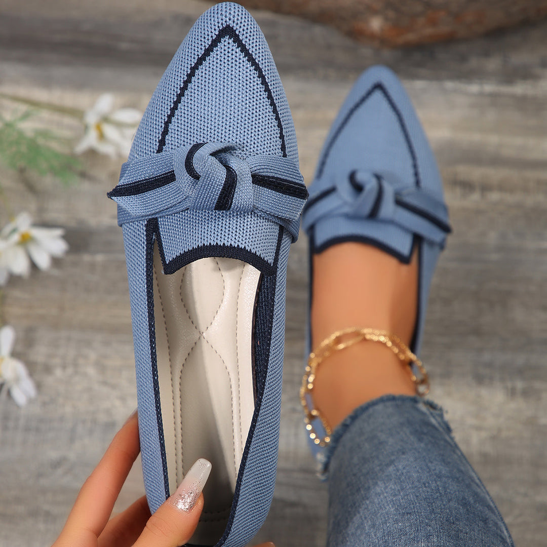 Serenna | Women’s Knit Pointed Toe Flats