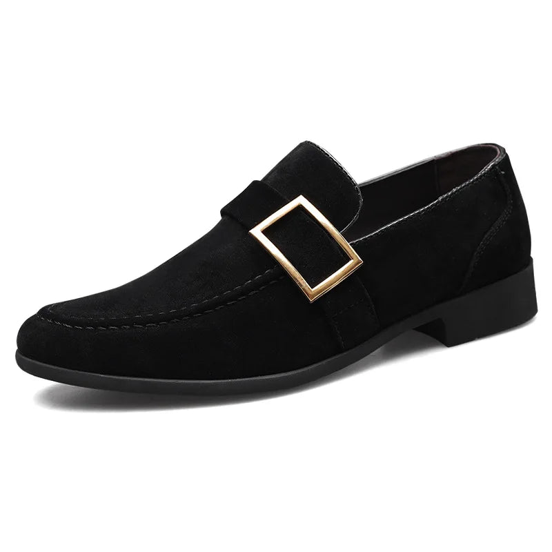 Lorvani | Men’s Suede Signature Loafers
