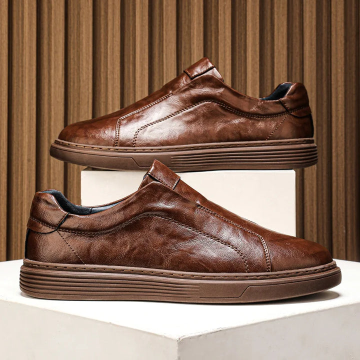 Blake | Men’s Italian Leather Slip On Loafers