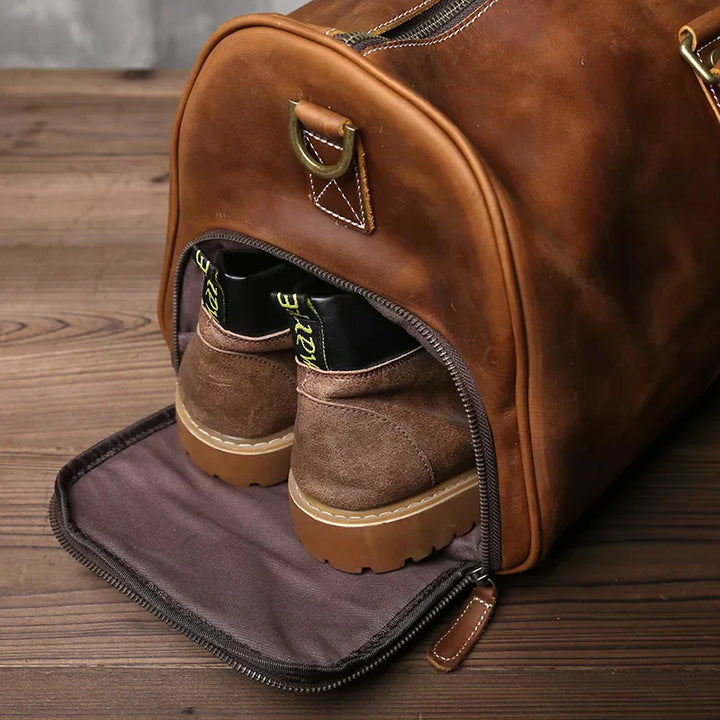 Denali | Men’s Premium Cowhide Leather Travel Duffel