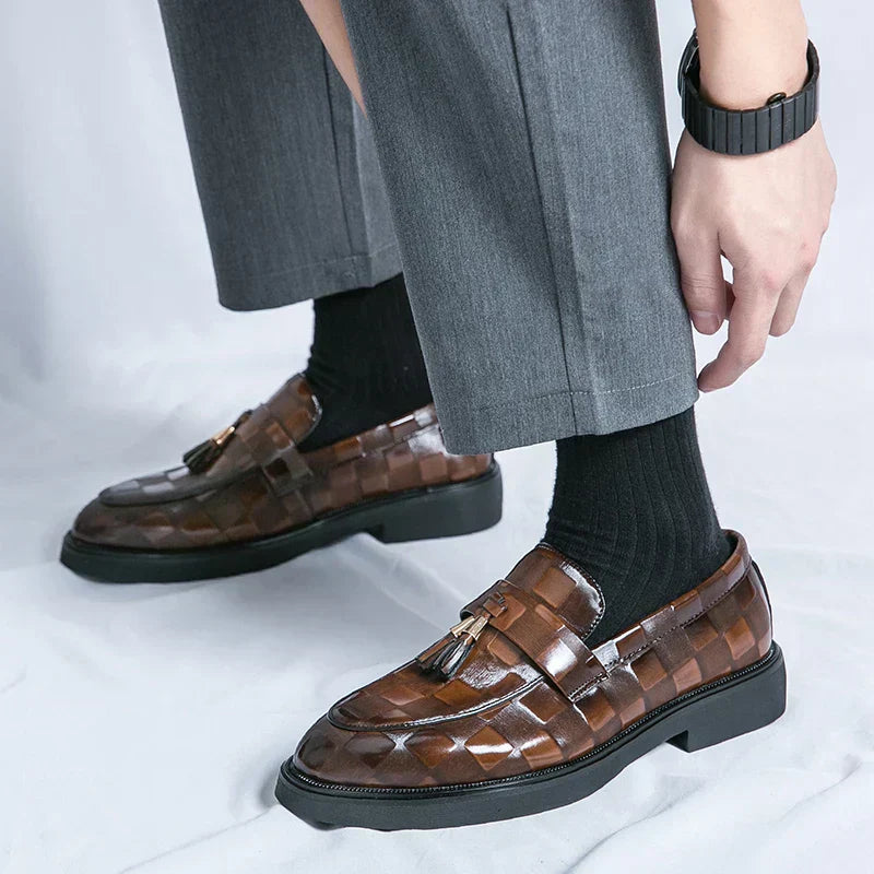 Valerno | Men’s Genuine Leather Tassel Loafers