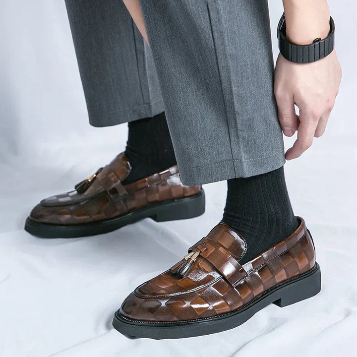 Valerno | Men’s Genuine Leather Tassel Loafers