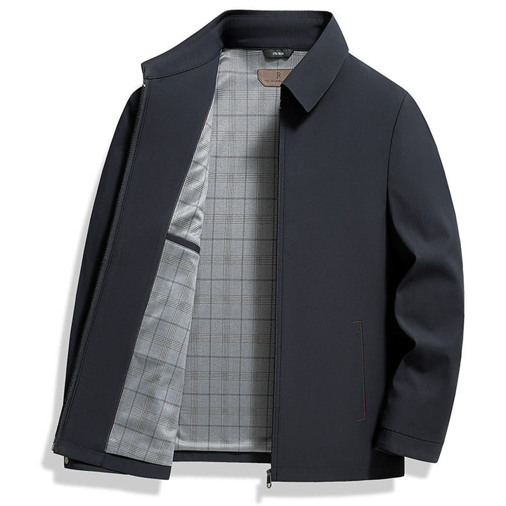 Silvanio | Men’s Wrinkle Free Silk Lapel Jacket