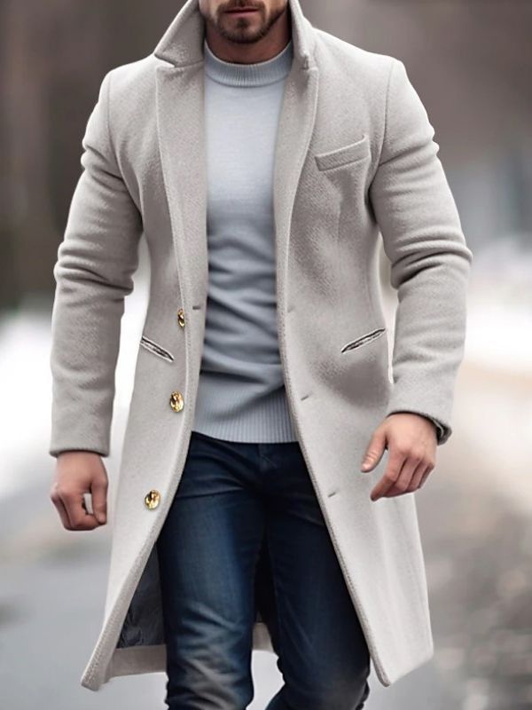 Sovereign | Men’s Wool Blend Overcoat