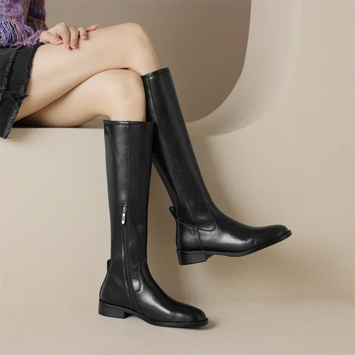 Stefani | Women’s Knee High Leather Boots