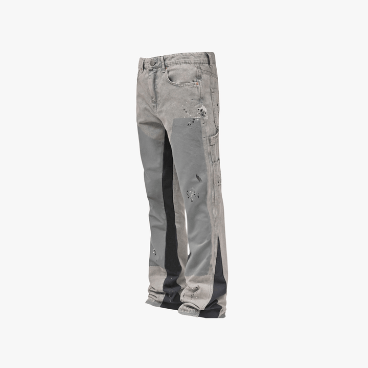Streetstyle | Men’s Paint-Splatter Relaxed Fit Jeans