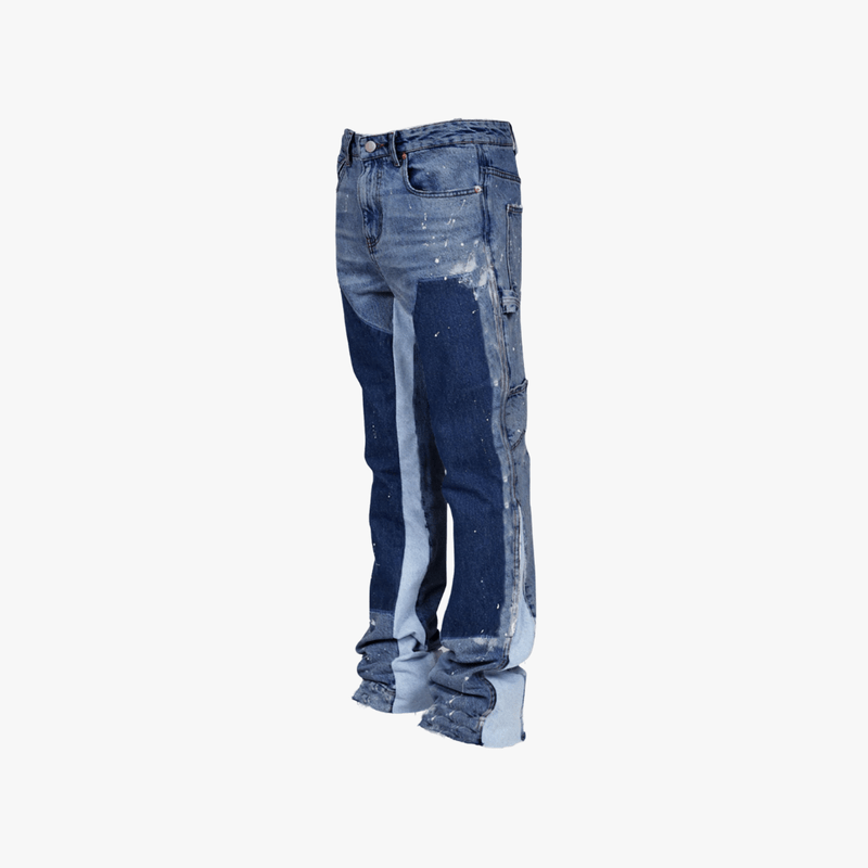 Streetstyle | Men’s Paint-Splatter Relaxed Fit Jeans