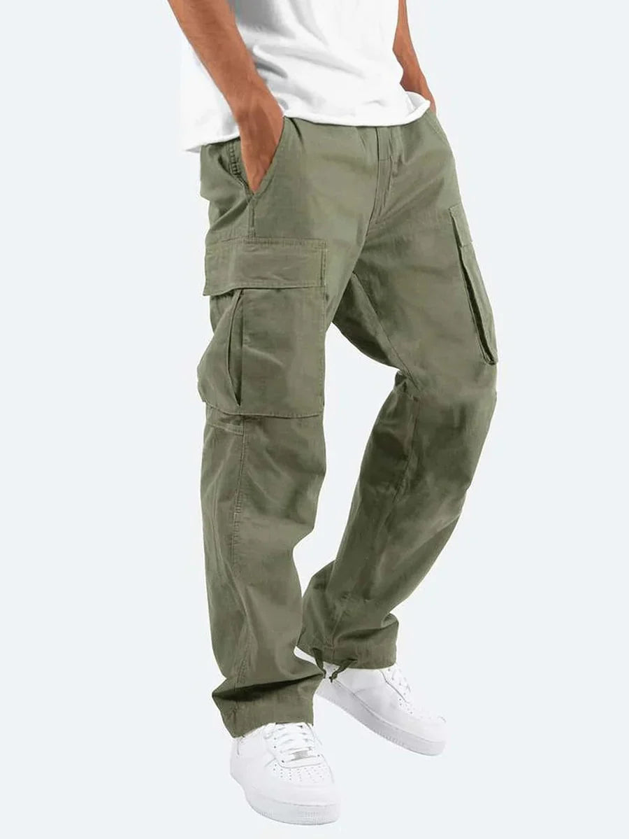 Taviro | Men’s Casual Straight Leg Cargo Pants