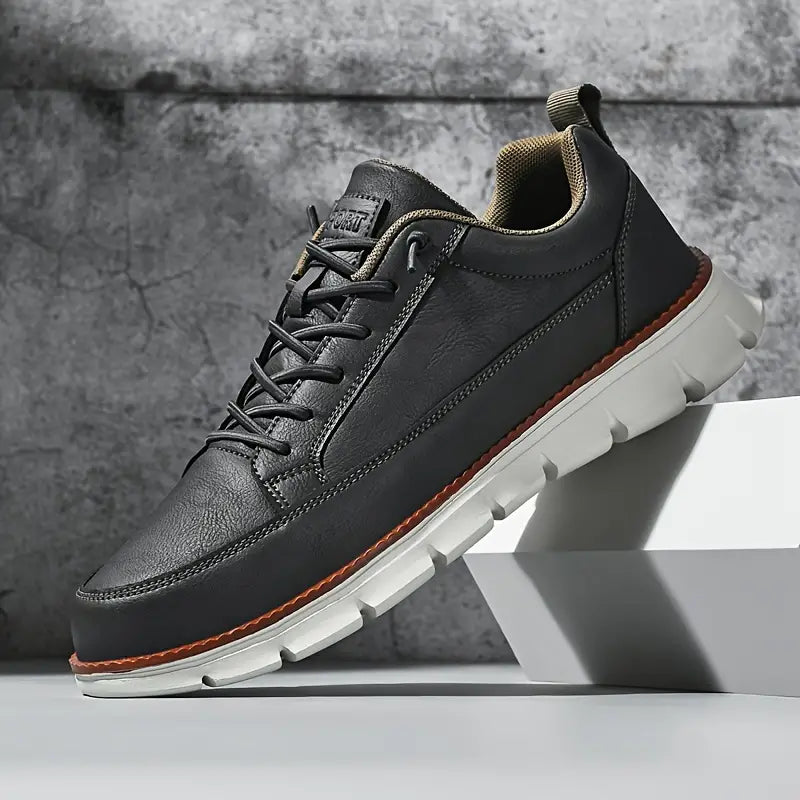 Tolleric | Men’s Ergonomic Leather Sneakers
