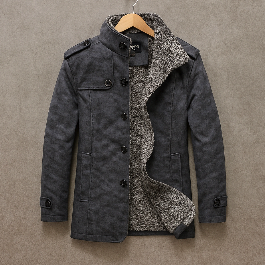 Trenton | Men’s Suede Overcoat